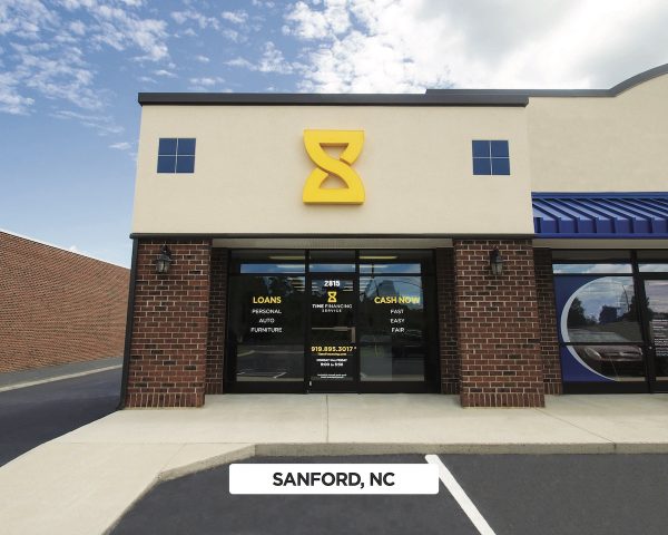 Exterior of Time Financing Service in Sanford, NC